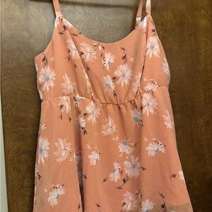 Torrid Peach Floral Cami Top
